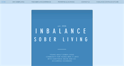 Desktop Screenshot of inbalsoberliving.com